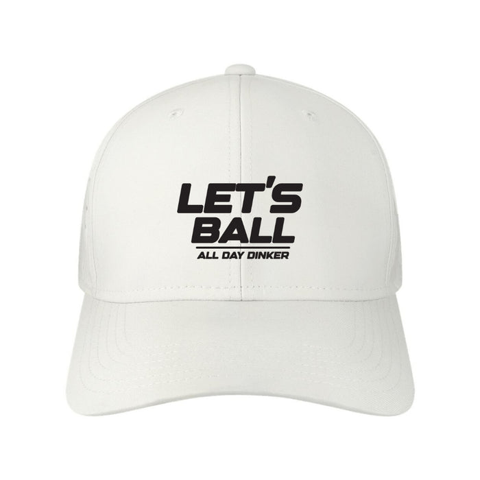 Mid-Pro Recycled Performance Adjustable Hat - White