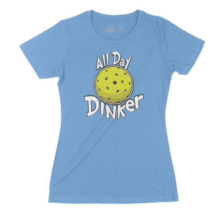 All Day Dinker - Womens T-Shirt - All Day Dinker- Womens Red T-Shirt