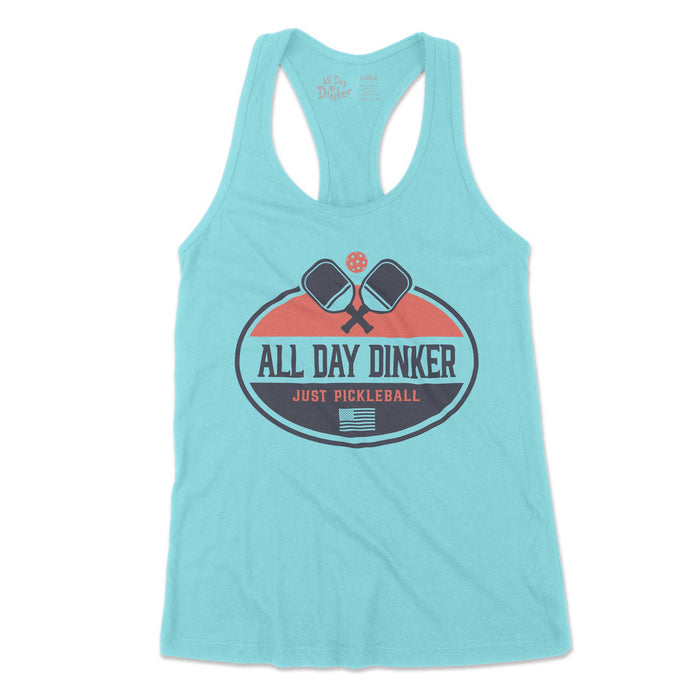 Just Pickleball - Women's Tank Top - All Day Dinker- Womens Lilac Tank Top