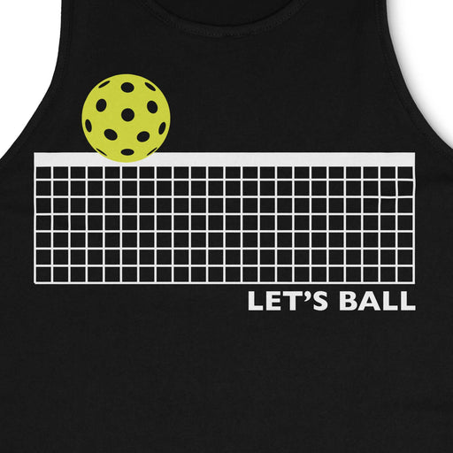 Let's Ball Net Tank Top - All Day Dinker- Mens Red Tank Top