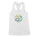 Retro Pastel Pickleball - Women's Tank Top - All Day Dinker- Womens Black Tank Top