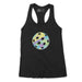 Retro Pastel Pickleball - Women's Tank Top - All Day Dinker- Womens Black Tank Top