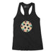 Retro Spiral Pickleball - Women's Tank Top - All Day Dinker- Womens Red Tank Top