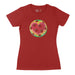 Tie Dye Heart Pickleball - Women's T-Shirt - All Day Dinker- Womens Red T-Shirt