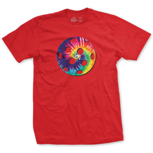 Tie Dye Pickleball T-Shirt - All Day Dinker- Unisex Red T-Shirt