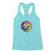 Tie Dye Pickleball - Women's Tank Top - All Day Dinker- Womens Red Tank Top