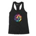 Tie Dye Pickleball - Women's Tank Top - All Day Dinker- Womens Red Tank Top