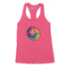 Tie Dye Pickleball - Women's Tank Top - All Day Dinker- Womens Red Tank Top