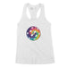 Tie Dye Pickleball - Women's Tank Top - All Day Dinker- Womens Red Tank Top