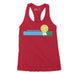 When in doubt, call it out - Women's Tank Top - All Day Dinker- Womens Red Tank Top