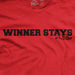 Winner Stays T-Shirt - All Day Dinker- Unisex Red T-Shirt