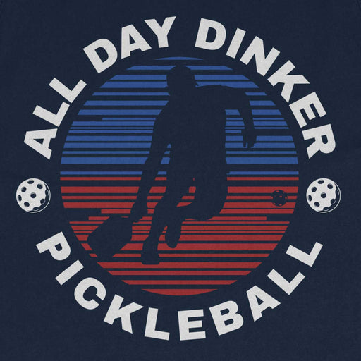 All Day Dinker Profile Tank Top - All Day Dinker- Mens Black Tank Top