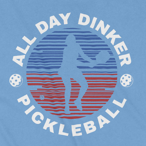 All Day Dinker Profile - Women's T-Shirt - All Day Dinker- Womens Black T-Shirt