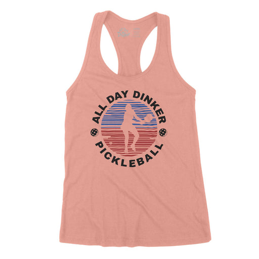 All Day Dinker Profile - Women's Tank Top - All Day Dinker- Womens Lilac Tank Top