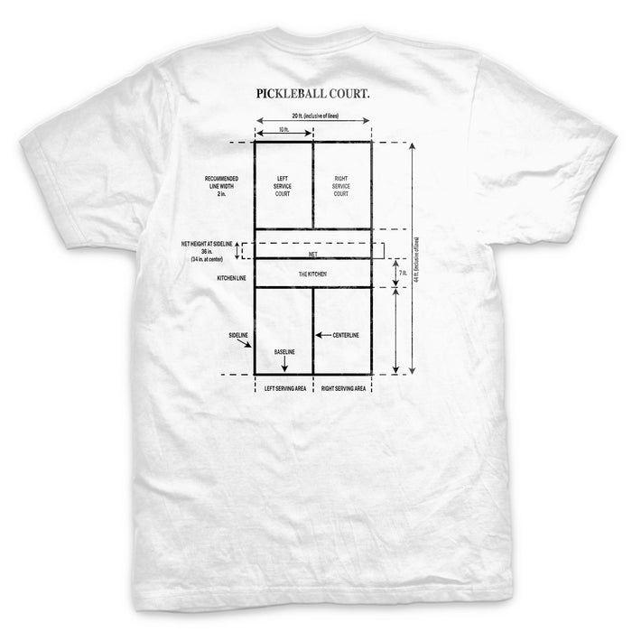 Blueprint T-shirt - All Day Dinker- Unisex Heather_gray T-Shirt