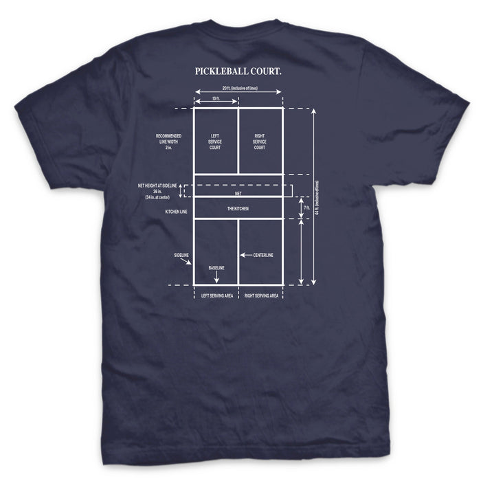 Blueprint T-shirt - All Day Dinker- Unisex Heather_gray T-Shirt