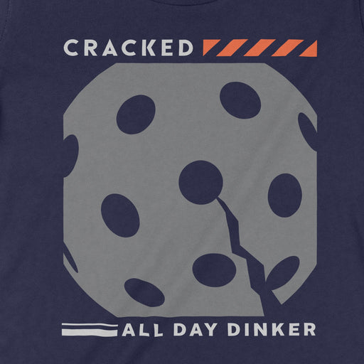 Cracked - Women's T-Shirt - All Day Dinker- Womens Black T-Shirt