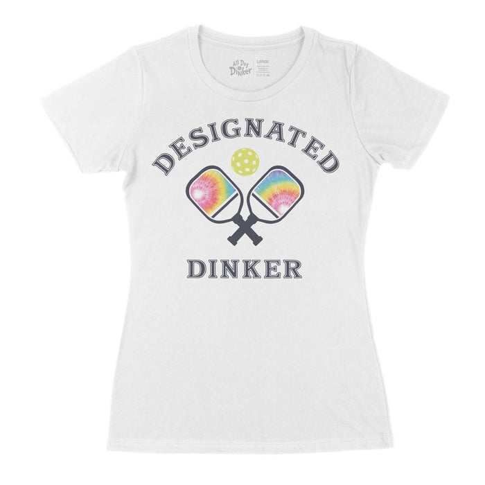 Designated Dinker - Women's T-Shirt - All Day Dinker- Womens Red T-Shirt