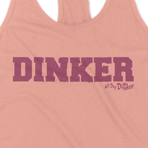 Dinker - Women's Tank Top - All Day Dinker- Womens Red Tank Top