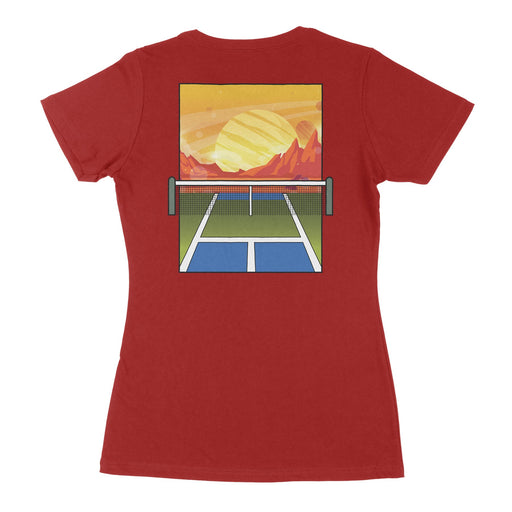 Mars Court - Women's T-Shirt - All Day Dinker- Womens Red T-Shirt