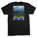 Mountains Court T-Shirt - All Day Dinker- Unisex Black T-Shirt