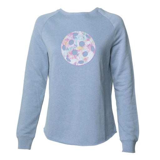 Pastel Pickleball - Women's Crewneck Sweatshirt - All Day Dinker- Womens Black CrewNeck