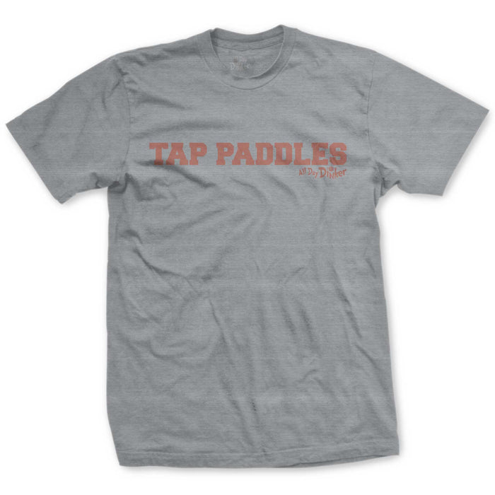 Tap Paddles T-Shirt - All Day Dinker- Unisex Red T-Shirt