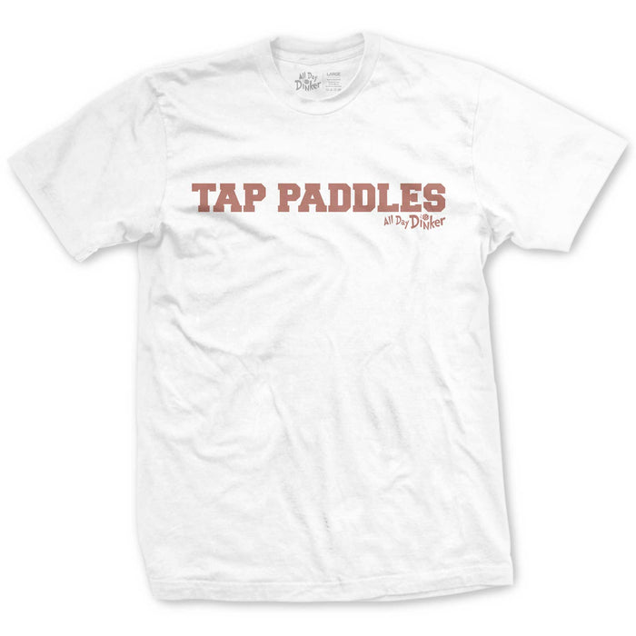 Tap Paddles T-Shirt - All Day Dinker- Unisex Red T-Shirt