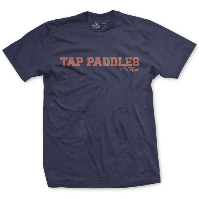 Tap Paddles T-Shirt - All Day Dinker- Unisex Red T-Shirt