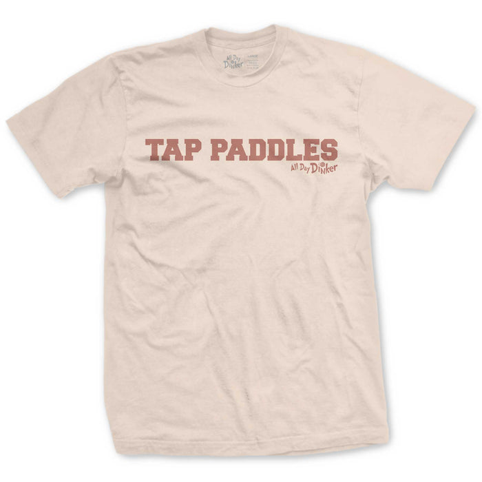 Tap Paddles T-Shirt - All Day Dinker- Unisex Red T-Shirt