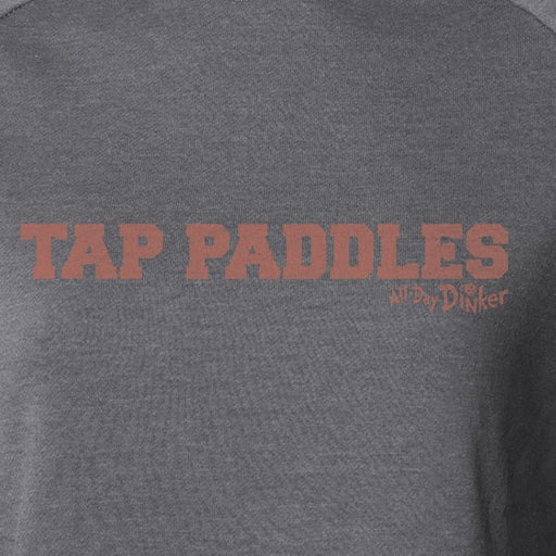 Tap Paddles Text - Women's Lightweight Hoodie - All Day Dinker- Womens Dusty_rose Hoodie