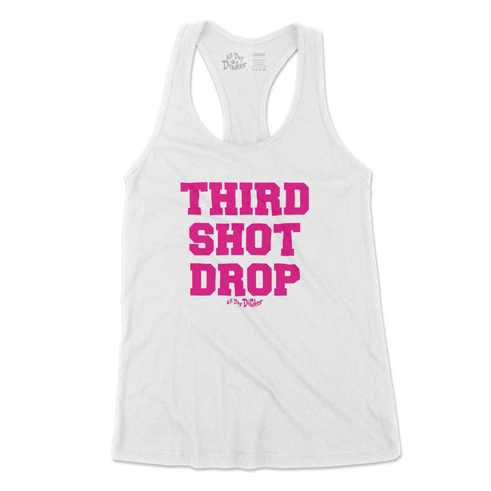 Third Shot Drop Text - Women's Tank Top - All Day Dinker- Womens Lilac Tank Top