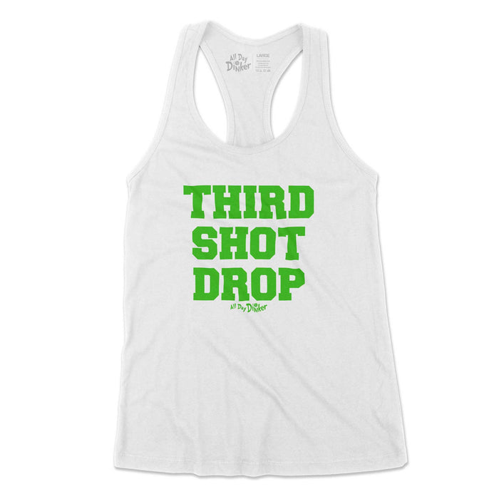 Third Shot Drop Text - Women's Tank Top - All Day Dinker- Womens Lilac Tank Top