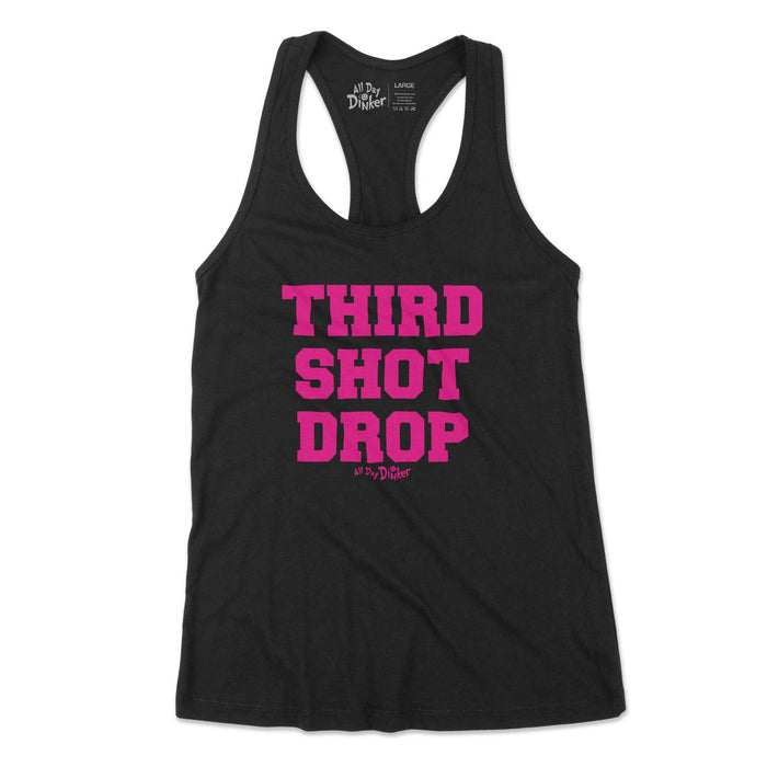 Third Shot Drop Text - Women's Tank Top - All Day Dinker- Womens Lilac Tank Top