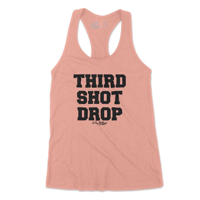 Third Shot Drop Text - Women's Tank Top - All Day Dinker- Womens Lilac Tank Top