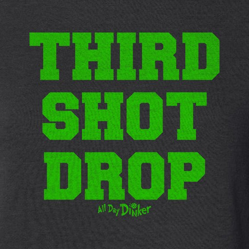 Third Shot Drop - Women's Crewneck Sweatshirt - All Day Dinker- Womens Black CrewNeck