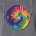 Tie Dye Pickleball - Women's Lightweight Hoodie - All Day Dinker- Womens Black Hoodie