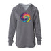 Tie Dye Pickleball - Women's Lightweight Hoodie - All Day Dinker- Womens Black Hoodie